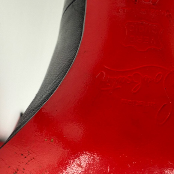 Christian Louboutin Black Pointed Heels - Picture 5 of 12